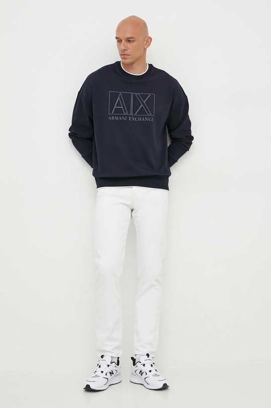 Кофта Armani Exchange 6RZMHJ.ZJDJZ темно-синій AW23