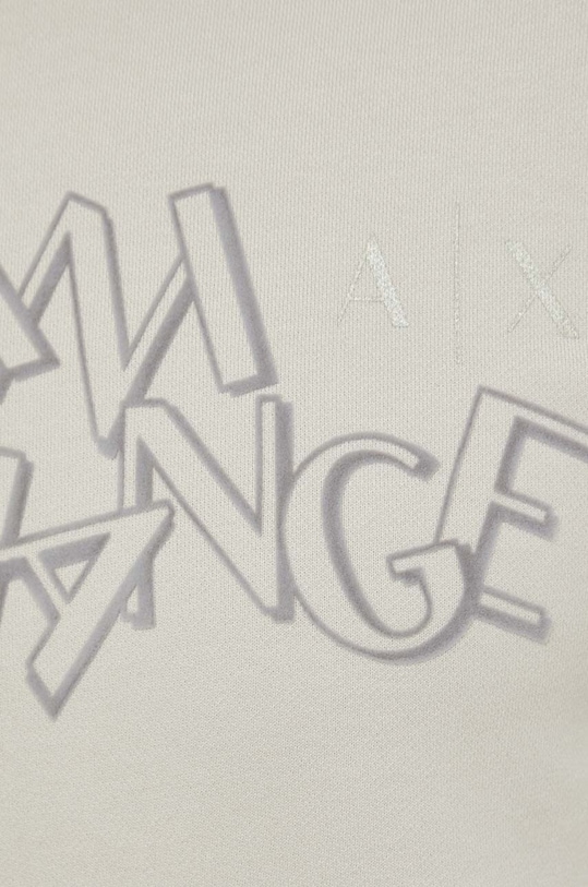 Bavlnená mikina Armani Exchange 6RZMBB.ZJBWZ béžová