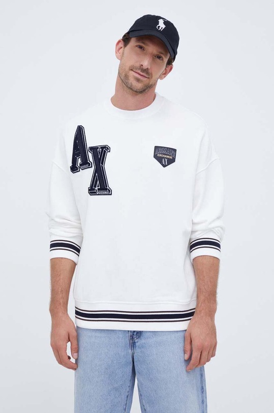 Armani Exchange bluza biały 6RZMJE.ZJDPZ