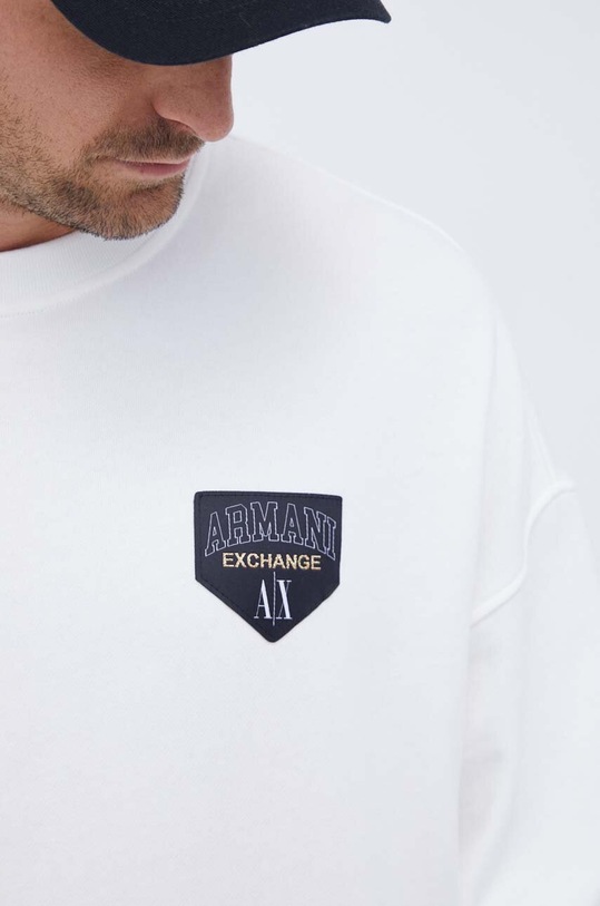 Armani Exchange bluza 6RZMJE.ZJDPZ biały