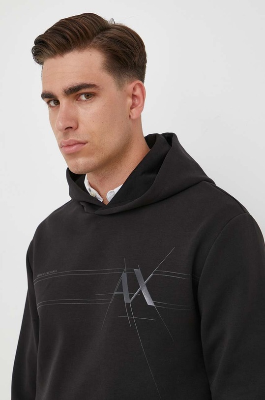 Armani Exchange bluza czarny 6RZMKB.ZJXBZ