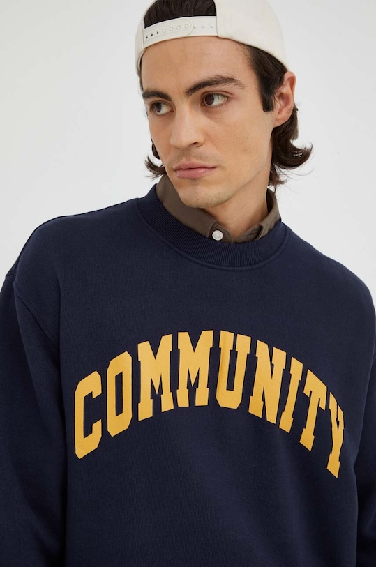 Les Deux hanorac de bumbac bleumarin LDM200138