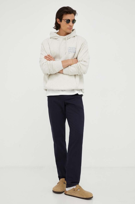 Les Deux bluza bawełniana LDM202016 szary AW23