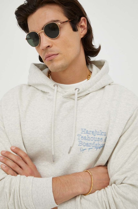 Les Deux bluza bawełniana szary LDM202016