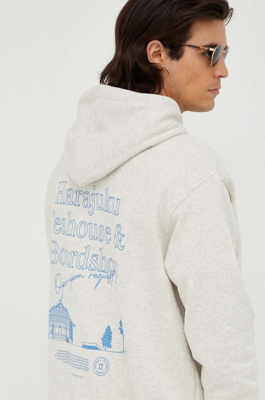 Les Deux bluza bawełniana LDM202016 szary