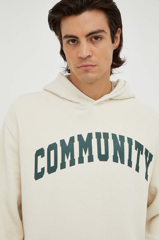 Bavlněná mikina Les Deux béžová LDM202019