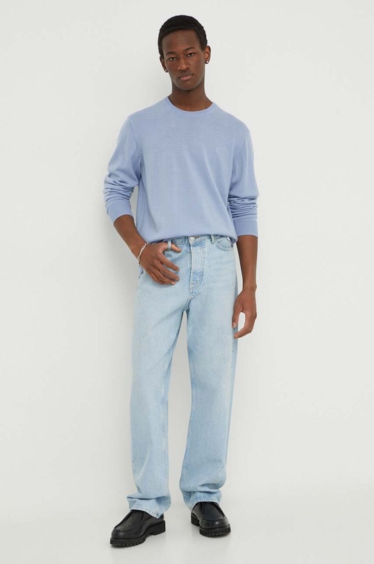 Μάλλινο πουλόβερ Les Deux LDM310094 μπλε AW23