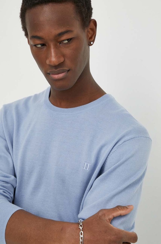 Μάλλινο πουλόβερ Les Deux μπλε LDM310094