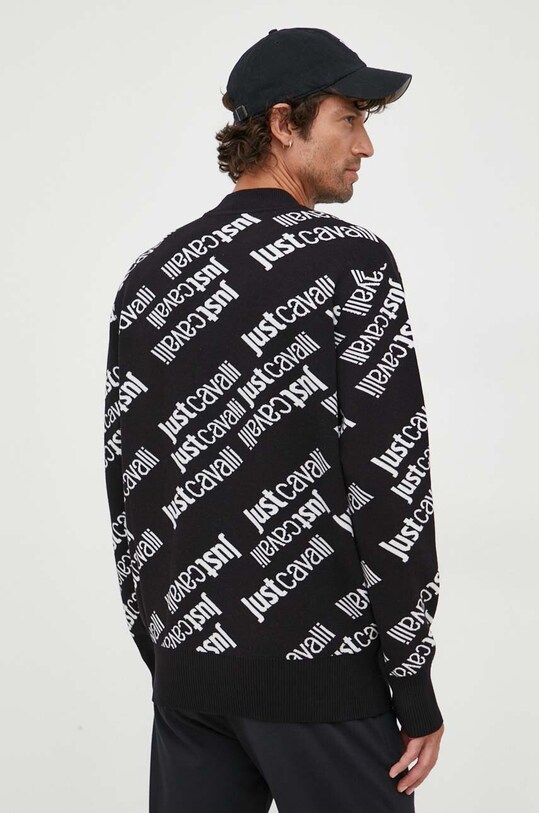 Odzież Just Cavalli sweter 75OAFM05.CM42N czarny