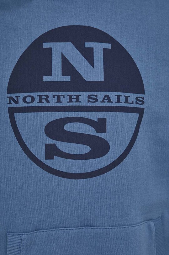 Бавовняна кофта North Sails 691161 блакитний