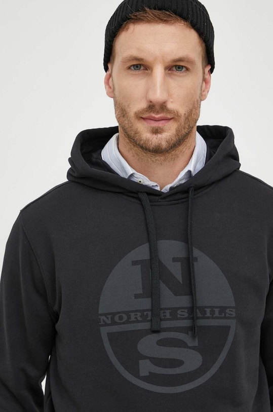 North Sails pamut melegítőfelső fekete 691161