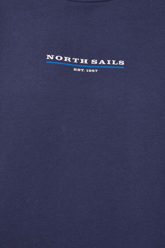 Бавовняна кофта North Sails 691164 темно-синій