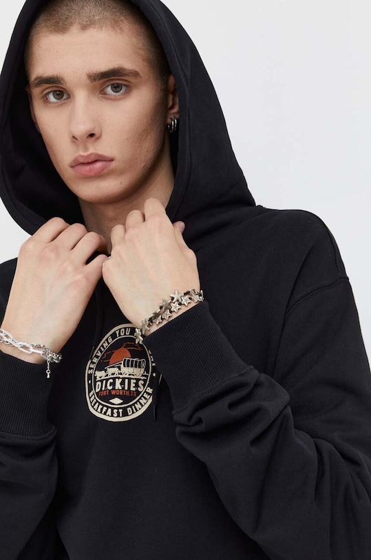 Pamučna dukserica Dickies crna DK0A4YEKBLK1