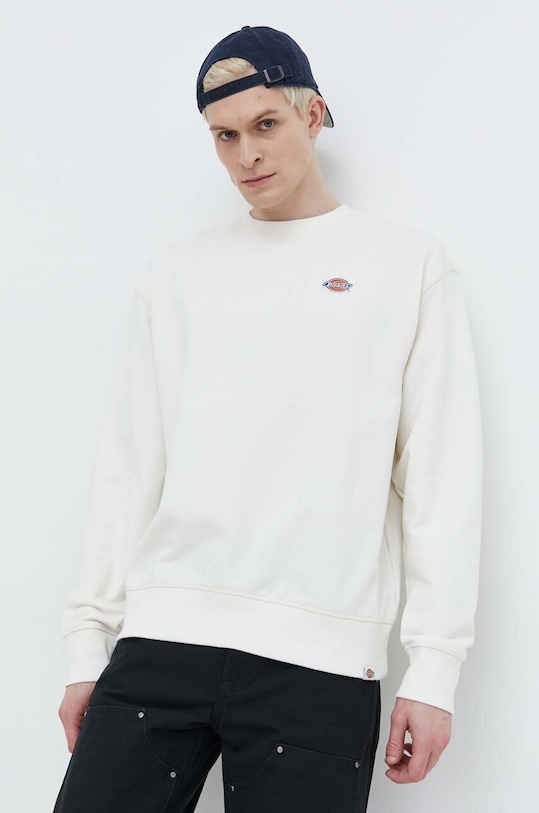 Pamučna dukserica Dickies pamuk bež DK0A4YLZBLK1