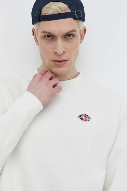 Pamučna dukserica Dickies bež DK0A4YLZBLK1