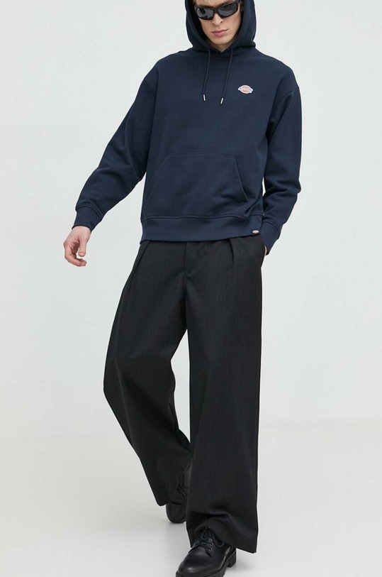 Pamučna dukserica Dickies DK0A4YLYBLK1 mornarsko plava SS24