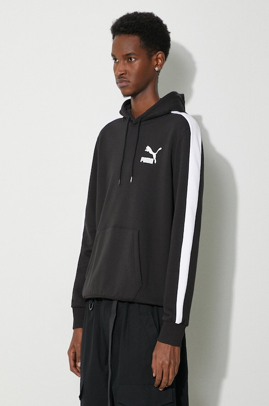 Bavlněná mikina Puma černá 538212