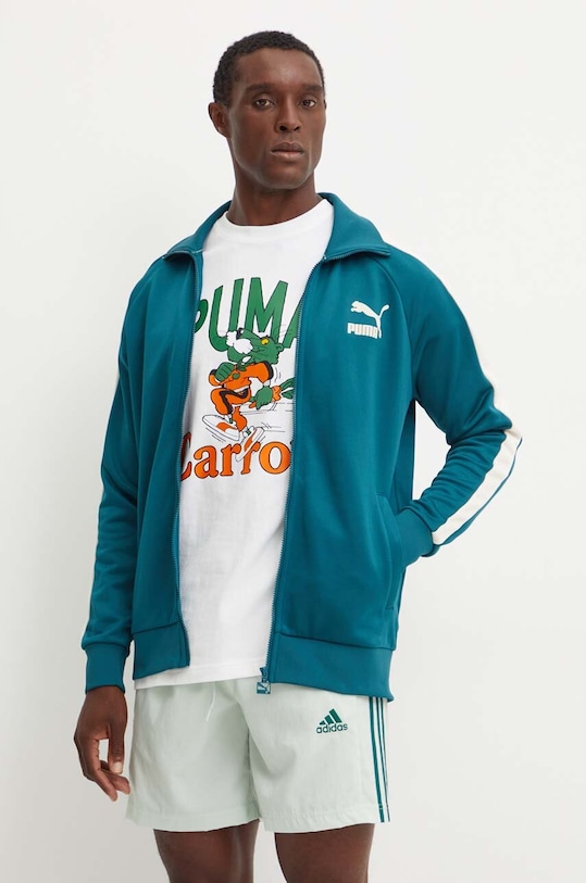 Puma bluza print verde 539484