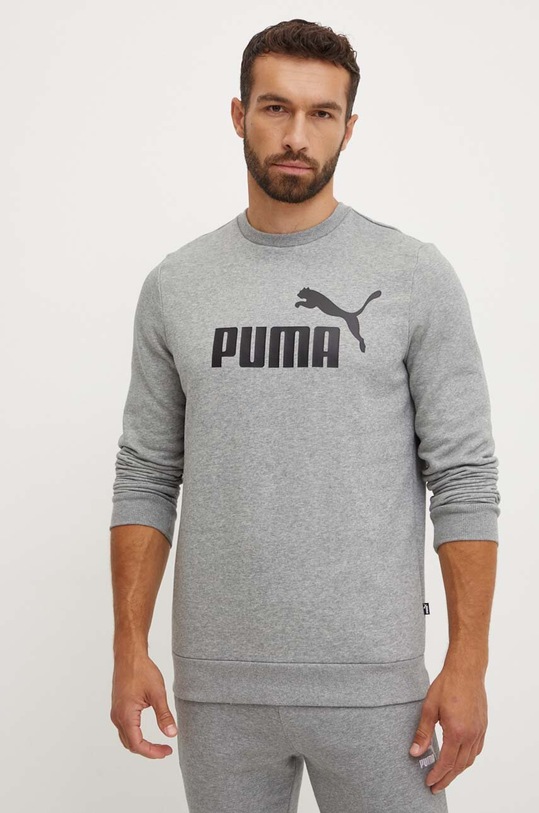 Mikina Puma bez kapuce šedá 586678