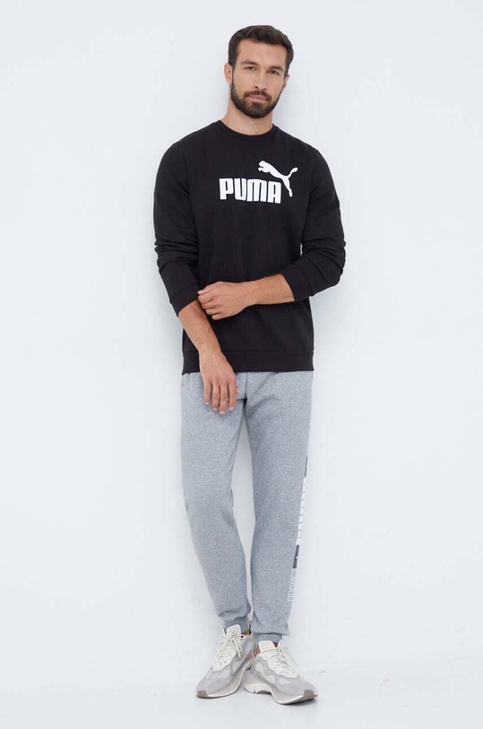 Puma bluza 586678 czarny AW24