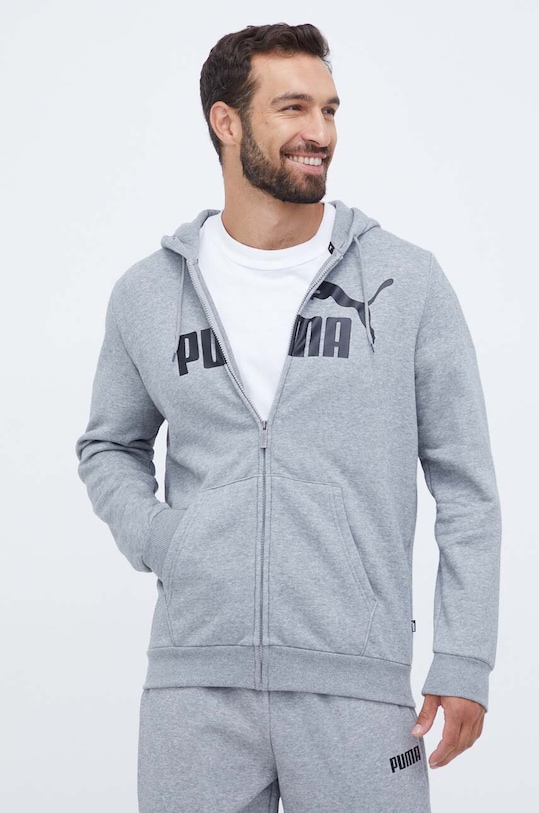 Dukserica Puma print siva 586698