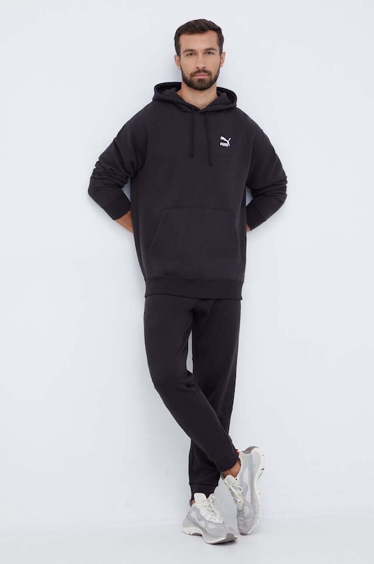Puma bluza bawełniana 621321 czarny AW23