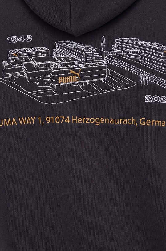 Pamučna dukserica Puma 621740 crna