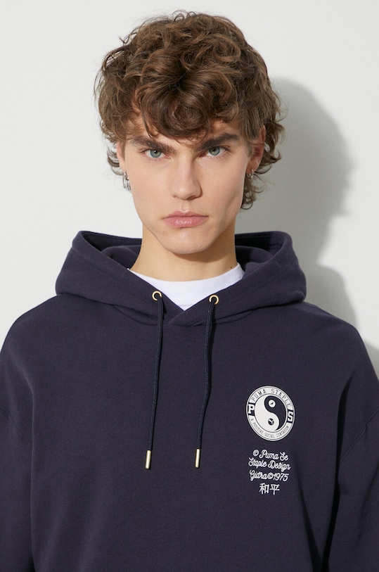 Хлопковая кофта Puma PUMA X STAPLE 622202 тёмно-синий