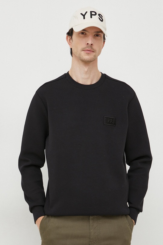 Liu Jo bluza print negru M223P203CREW1995