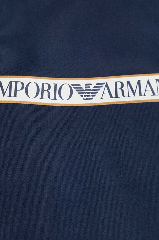 Хлопковая кофта лаунж Emporio Armani Underwear 111785.3F573 тёмно-синий