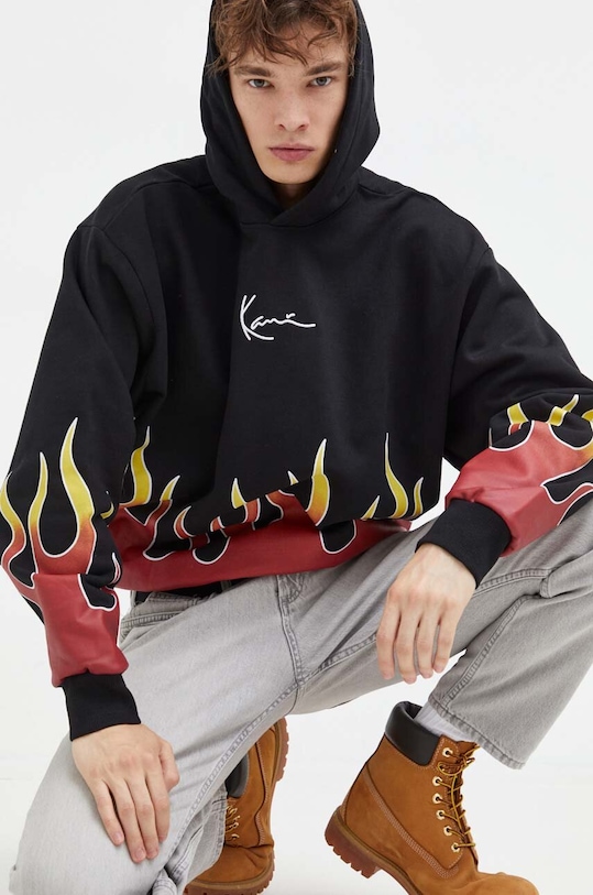Karl Kani bluza z kapturem czarny 6021649