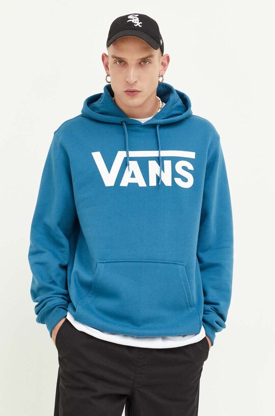 Vans bluza bawełniana VN0A456BGC61 niebieski AW23