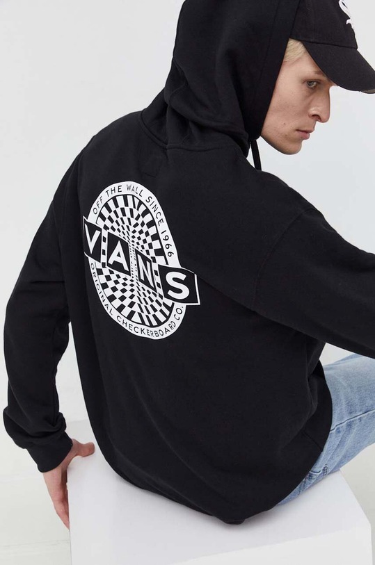 Pulover Vans S kapuco črna VN0008HZBLK1