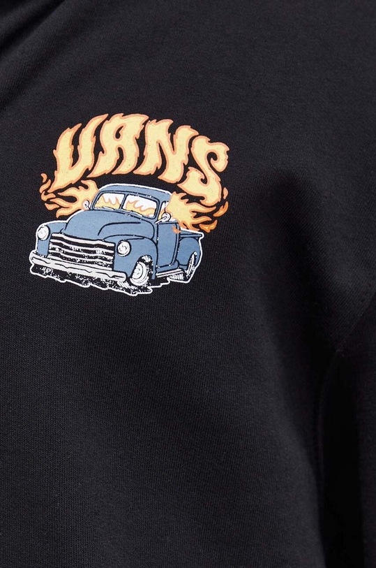 Vans hanorac de bumbac VN0008H9BLK1 negru