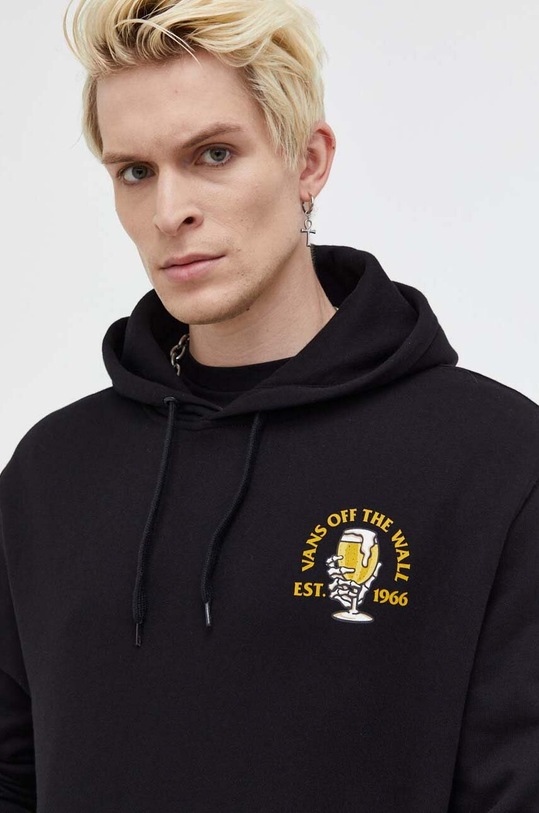Vans bluza bawełniana nadruk czarny VN0008H7BLK1