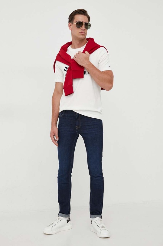Mikina La Martina WMF007 červená AW23