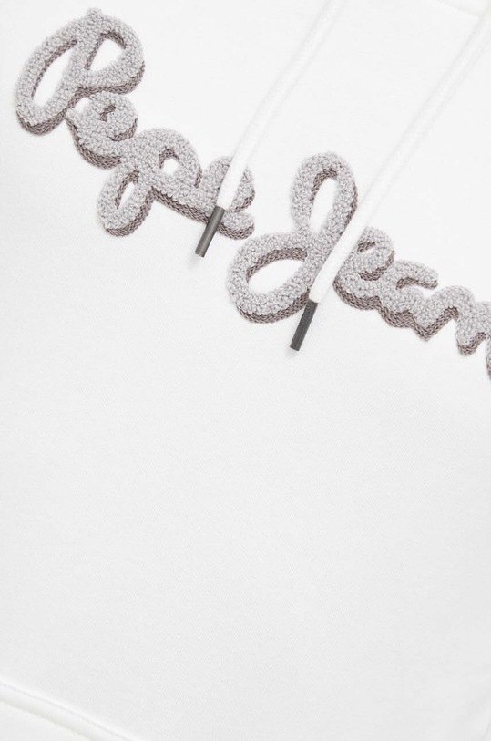 Памучен суичър Pepe Jeans Ryan PM582328.803 бял