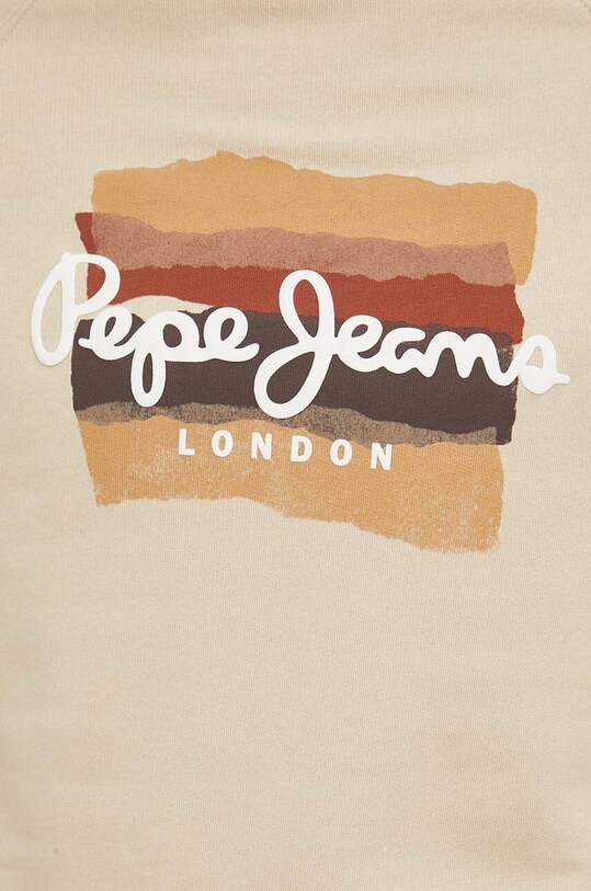 Pamučna dukserica Pepe Jeans PM582519.847 bež