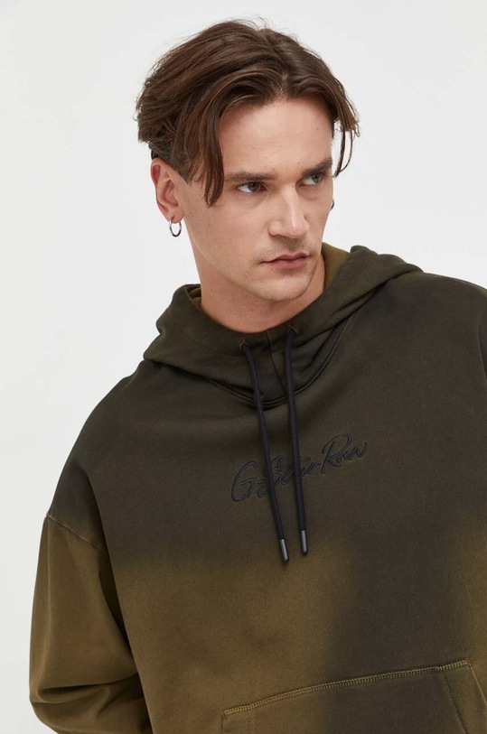 G-Star hanorac de bumbac verde D23492.B782