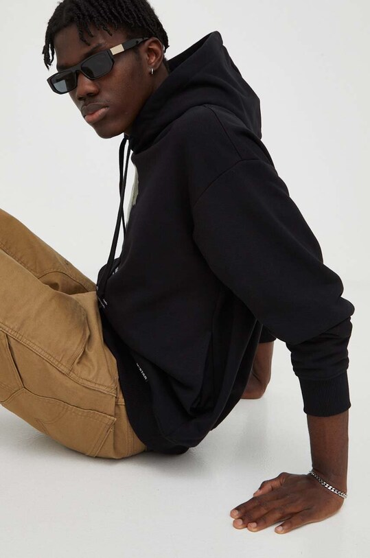 G-Star Raw bluza bawełniana czarny D23493.D395