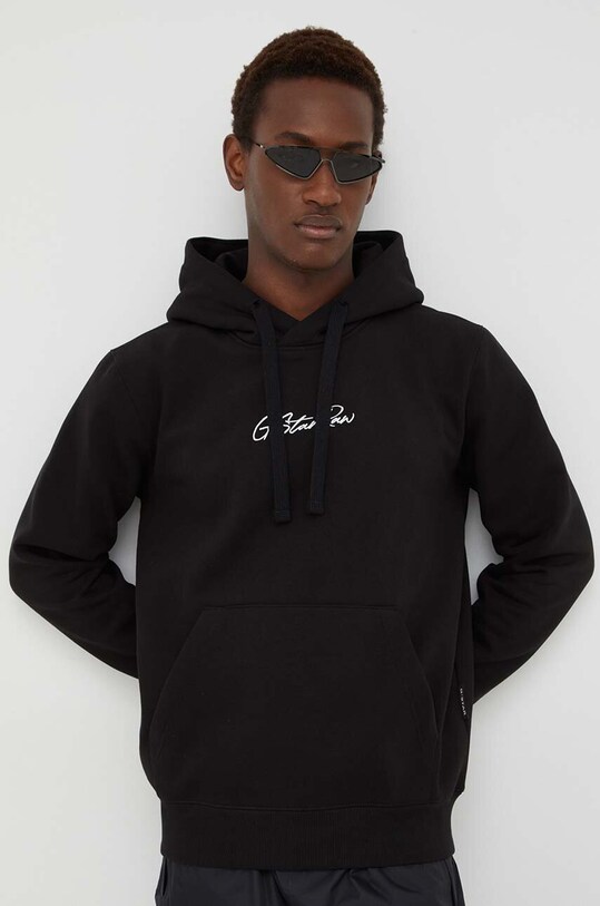 Mikina G-Star Raw s kapucňou čierna D24002.D425