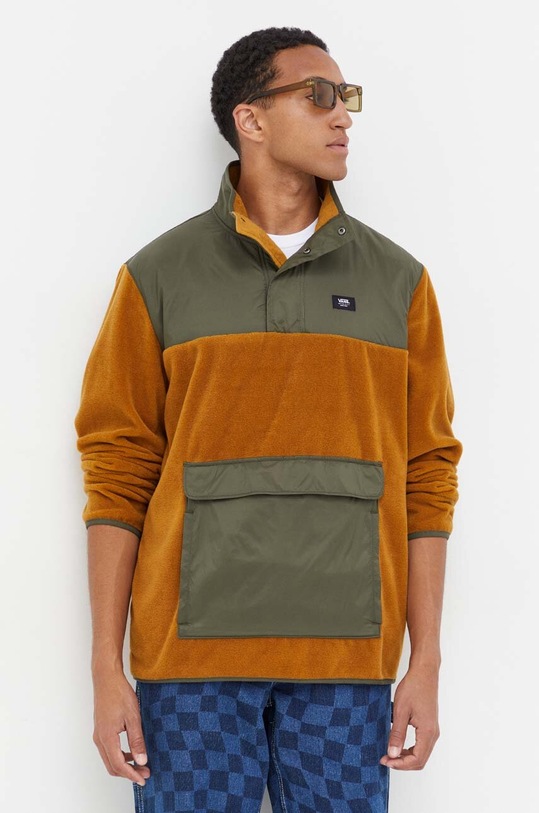 Μπλούζα Vans VN0A7S86CBT1 καφέ