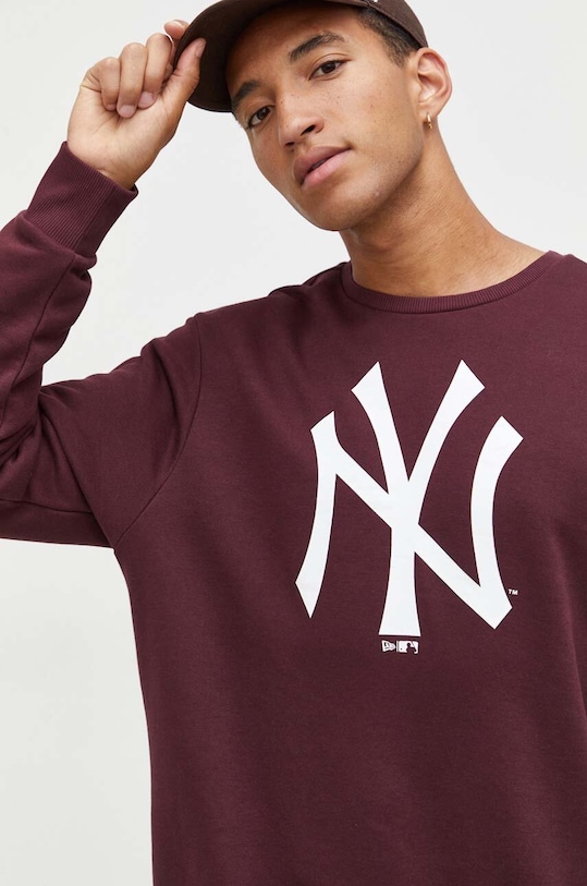 New Era bluza bordowy 60416740