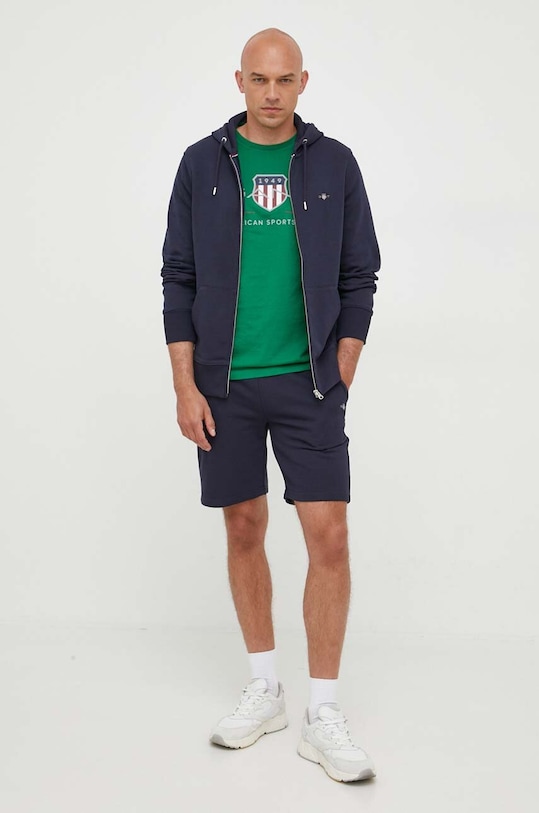 Суичър Gant 2007059 тъмносин AW25