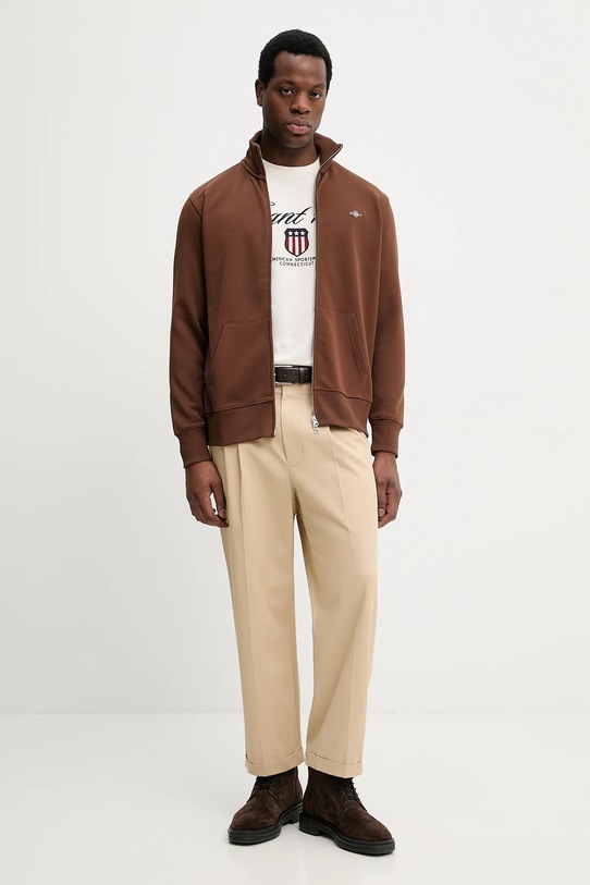 Gant bluza 2008006 brązowy AW25