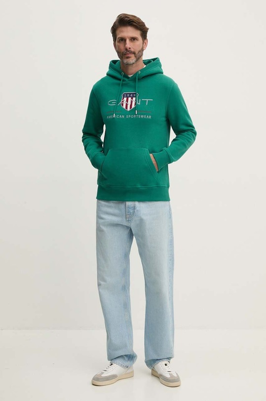 Gant bluza 2047082 zielony NC24