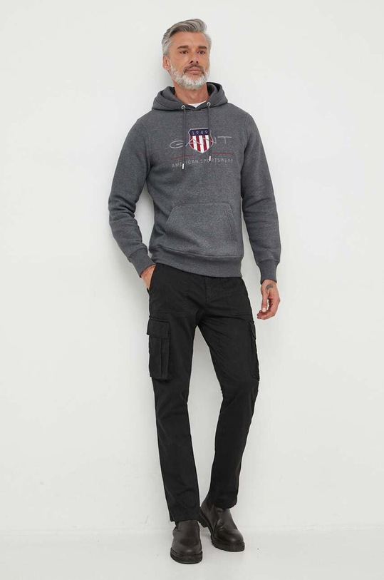 Mikina Gant 2047082 sivá NC24