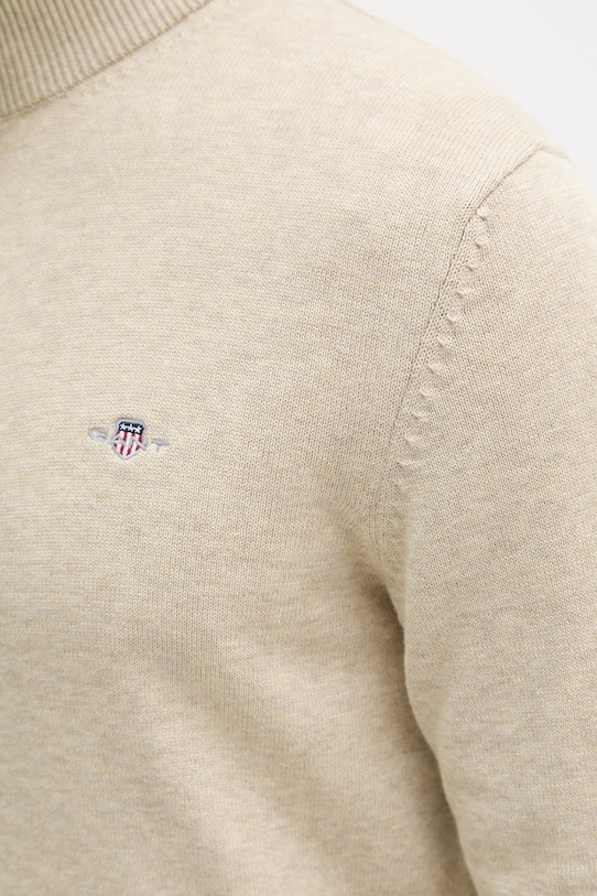 Gant kardigan bawełniany 8030164 beżowy