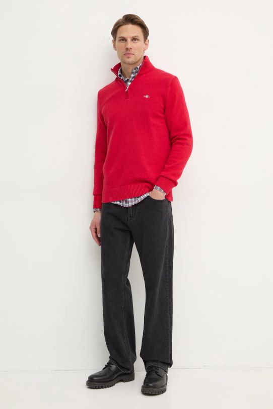 Gant sweter bawełniany 8030170 czerwony NC24