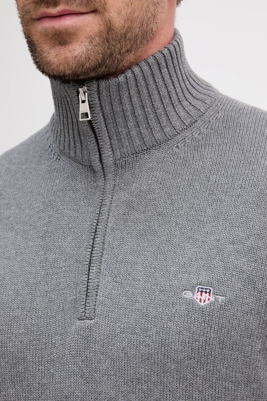 Gant sweter bawełniany 8030170 szary